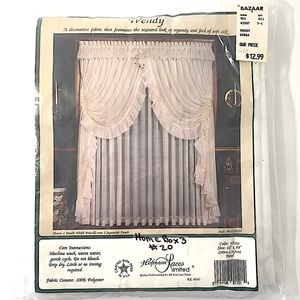 WHITE PANEL CURTAIN by Hofmann Laces Limited